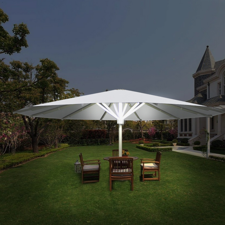 Outdoor Furniture Hotel - ATV&UTV7M Outdoor Furniture LED Umbrella Parasol