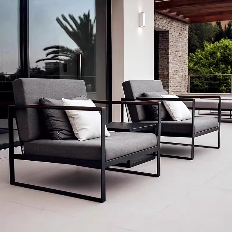 Outdoor Furniture Hotel - ！@Modern Waterproof Durable Outdoor Iron Stainless