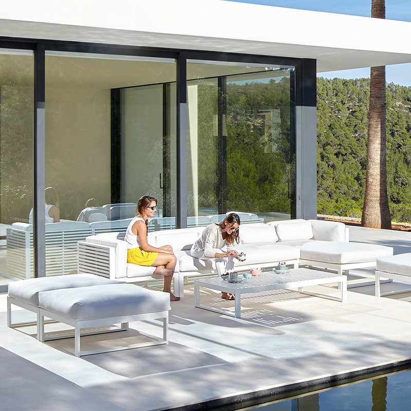 Outdoor Furniture Hotel - Outdoor sofa combination aluminum alloy outdoor