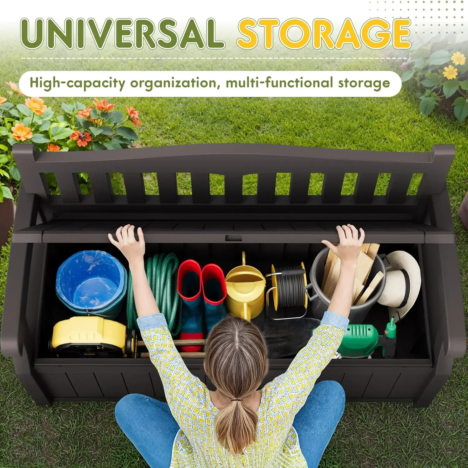 Outdoor Furniture Prices - Factory Price Greesum 80 Gallon Storage