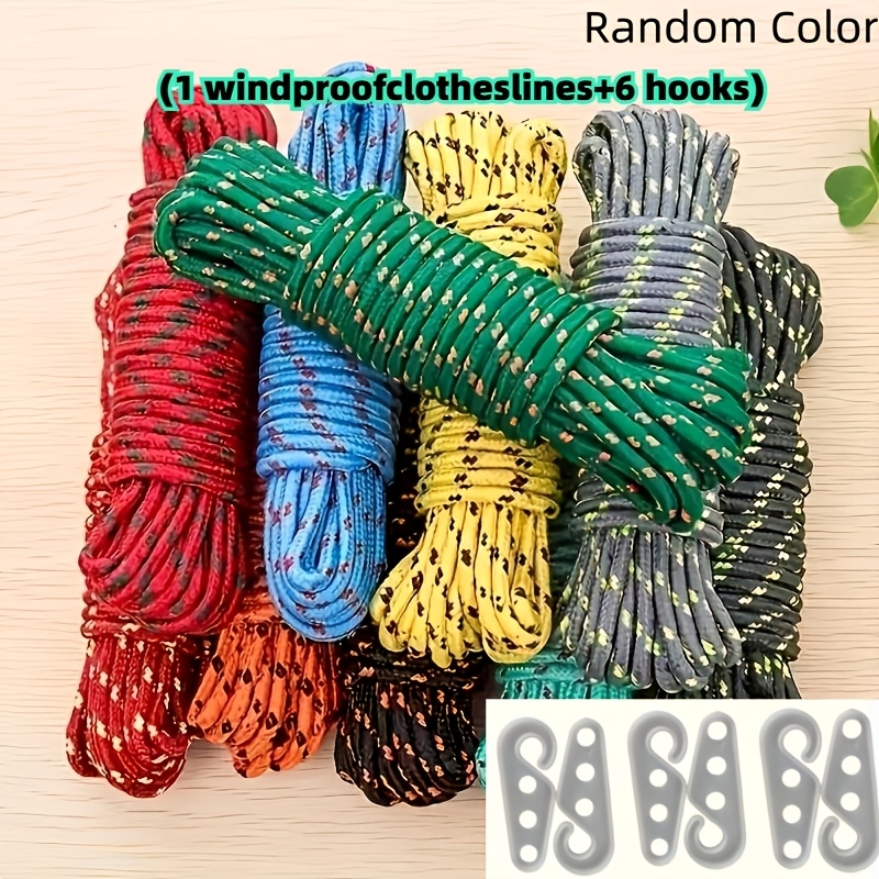 Outdoor Furniture Rope - 7‑Piece Kit 10M Nylon Rope with