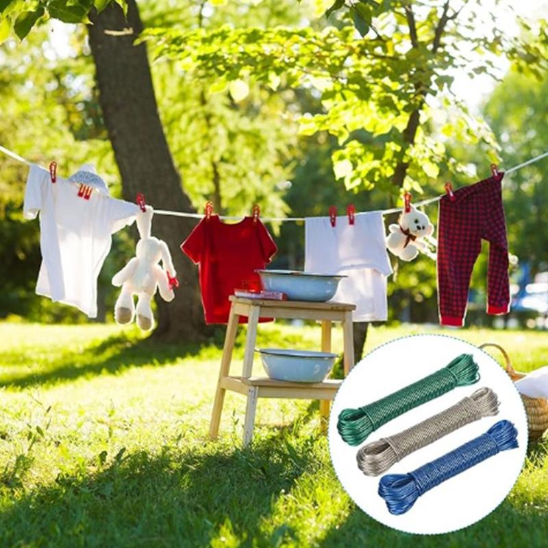 Portable Clothesline 10/20/30/ - Outdoor Furniture Rope 评论和价格