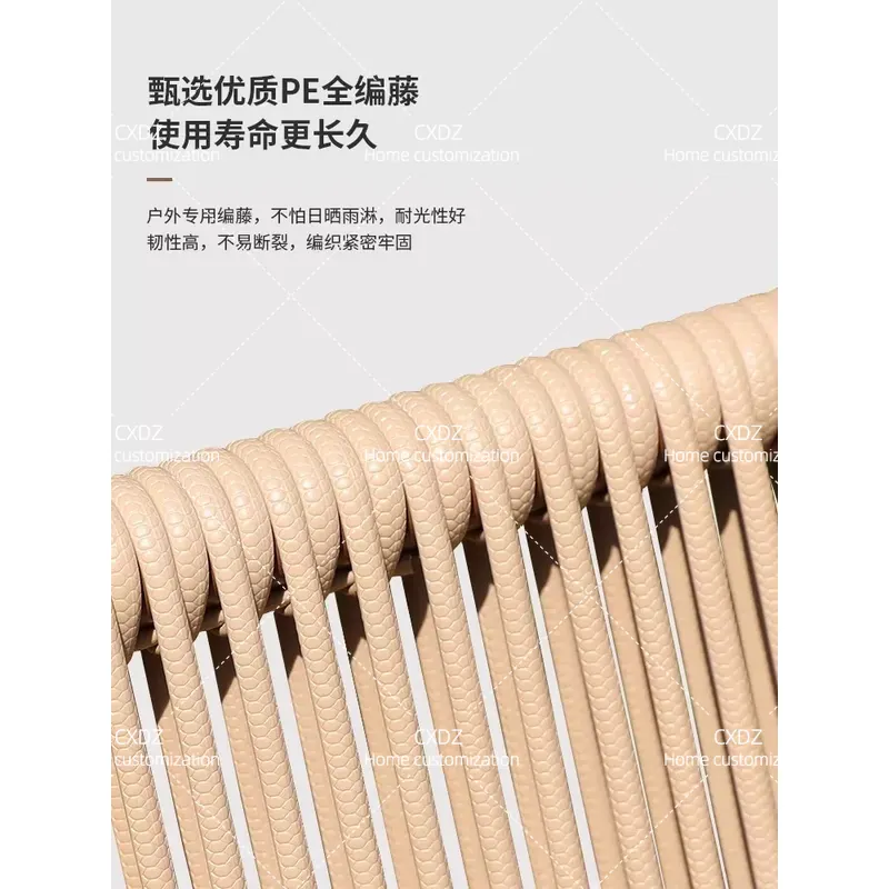 Rattan Recliner Chair with Sma - Outdoor Furniture Recliner Set 评论和价格