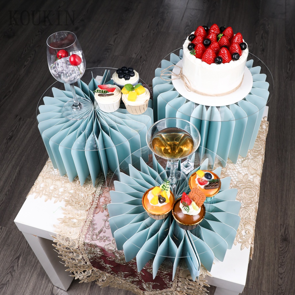 Folding Dessert Table Cardboar - Outdoor Furniture Hotel 评论和价格