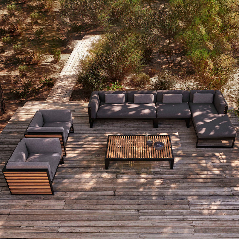 Outdoor sofa combination alumi - Outdoor Furniture Hotel 评论和价格