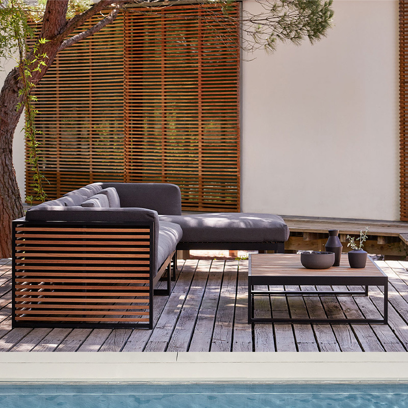 Outdoor sofa combination alumi - Outdoor Furniture Hotel 评论和价格