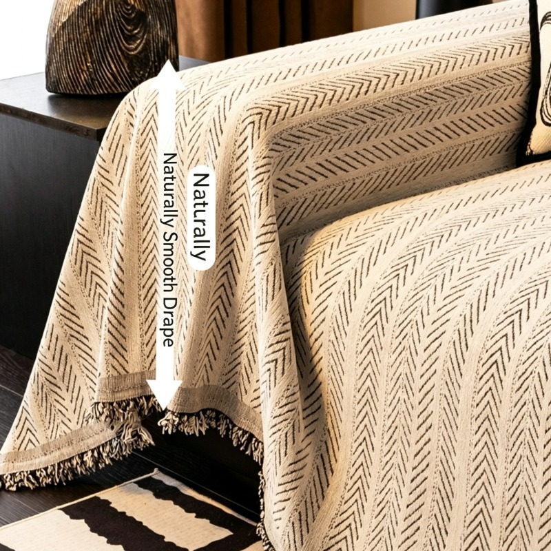 Herringbone Chenille Sofa Cove - Outdoor Furniture One Piece 评论和价格