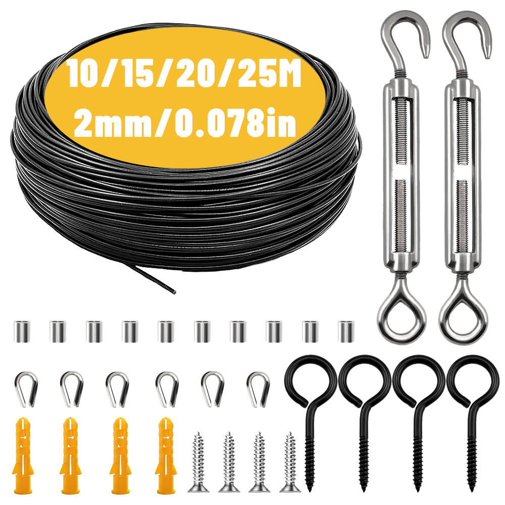 10-25M Steel Wire Rope Stainle - Outdoor Furniture Rope 评论和价格