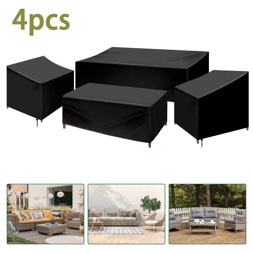 4Pcs Patio Furniture Cover Set - Outdoor Furniture Bali 评论和价格